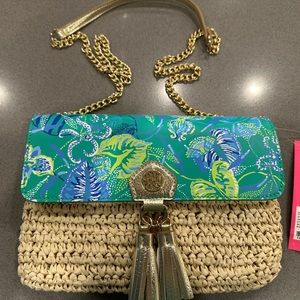 Lilly Pulitzer Straw Crossbody bag